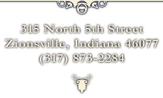 315 N. 5th Street, Zionsville, Indiana 46077 (317) 873-2284